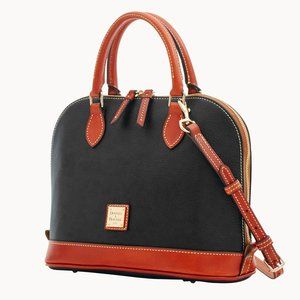 Dooney & Bourke Pebble Grain Zip Zip Satchel